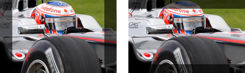 How horizontal and vertical cropping affect the image